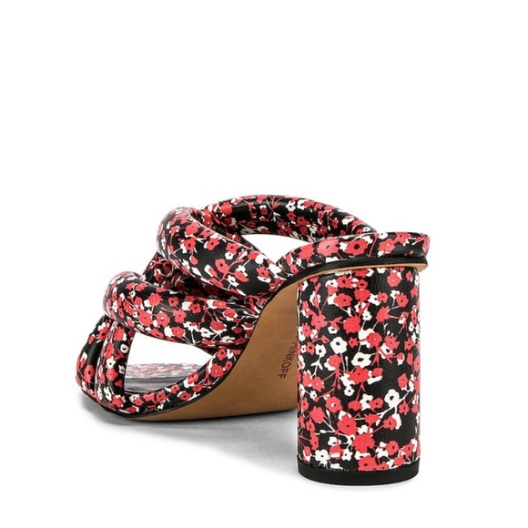 Rebecca Minkoff Amandine Floral Mule slide sandals Floral heels Rebecca minkoff shoes